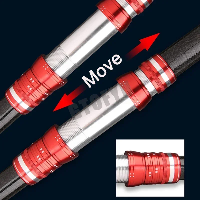 Caña de pescar de carbono de 2,1-4,5 M, 50kg por encima, caña de tiro de larga distancia superdura, barco de mar telescópico, caña de pescar de alta calidad - imagen 4
