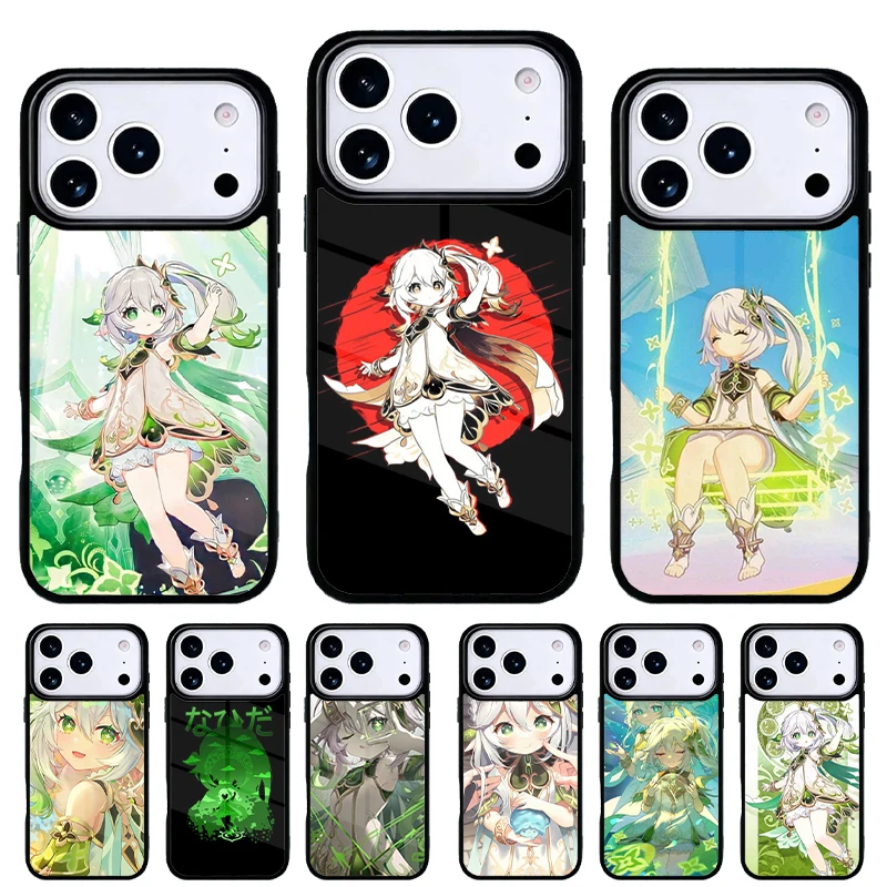 Funda Genshin Impact Nahida para iPhone 13‑15 Pro Max – Protección