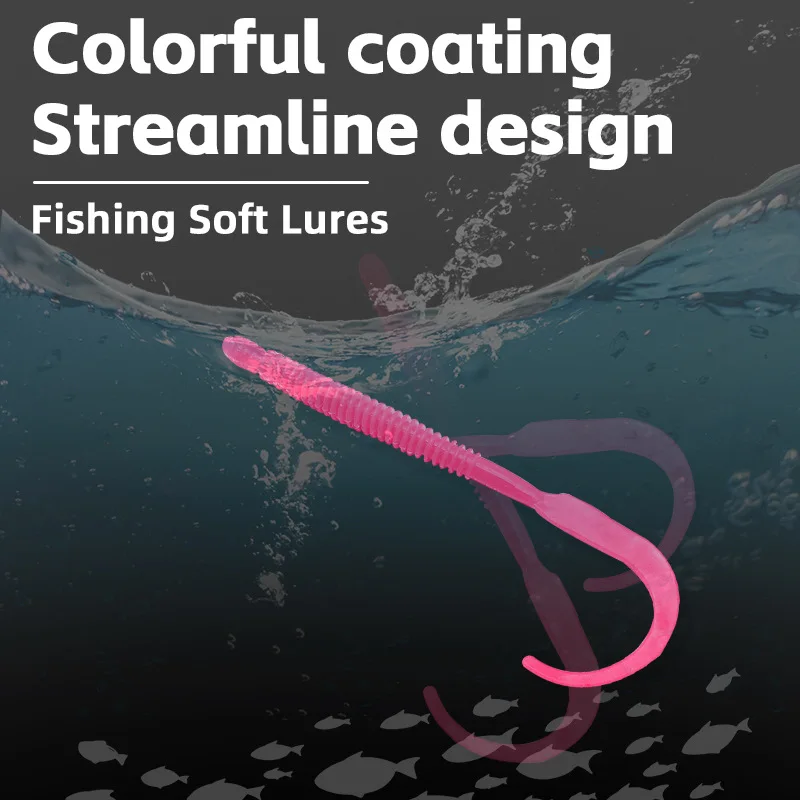 MUKUN 5 uds Señuelos de Pesca cebos artificiales blandos señuelos cola 14cm 6g aparejos de pesca