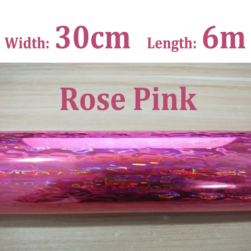 30cm x 6m  rose pink
