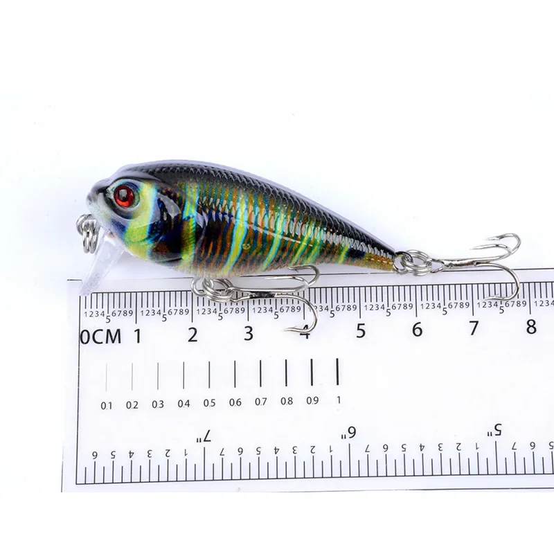 Señuelo de pesca Crankbait, 6cm, 9,2g, Wobblers de manivela flotante, cebo duro Artificial para Topwater Minnow Bass, aparejos de pesca de Lucio, 1 ud. - imagen 2