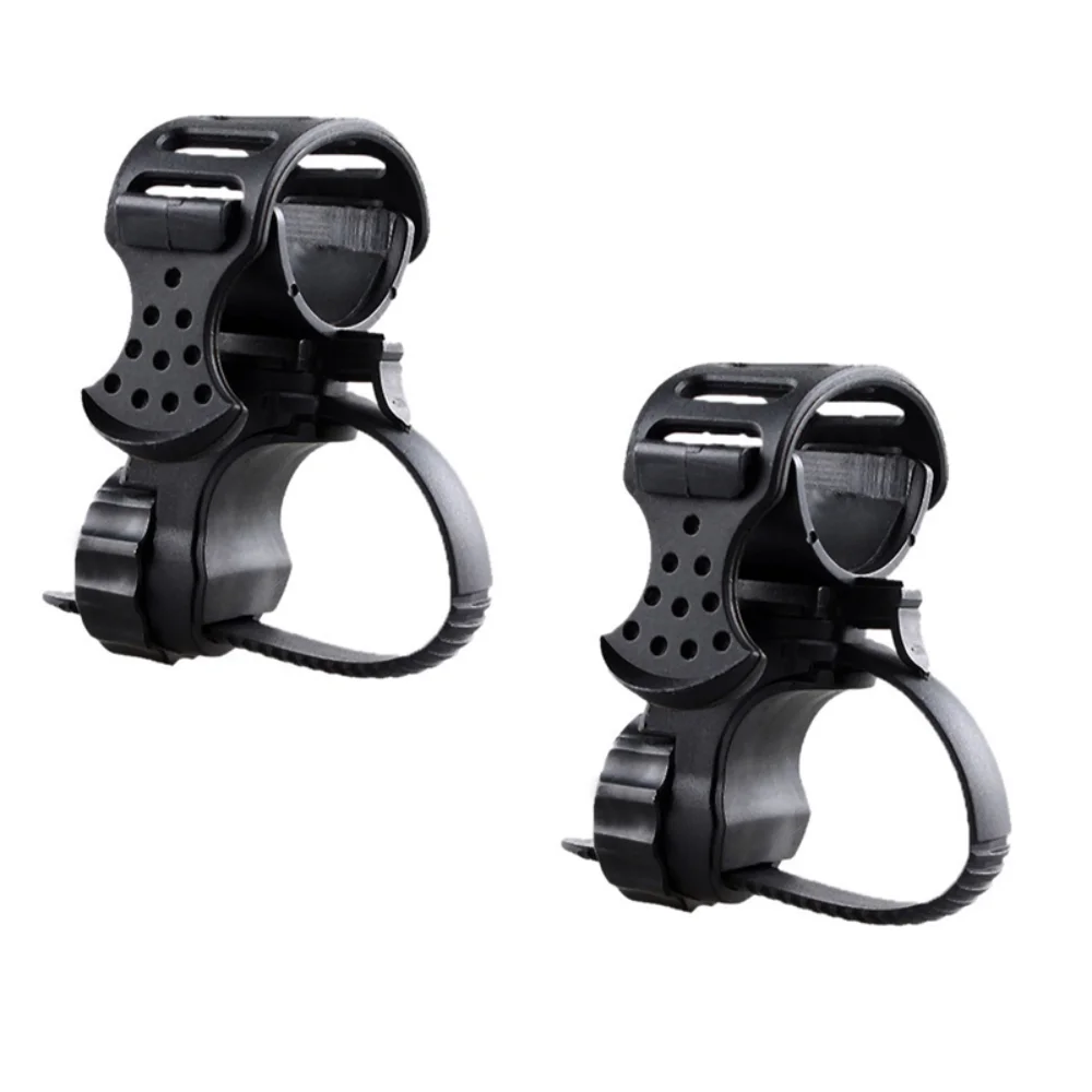 Soporte para luz de bicicleta con rotación 360° – Goma negra ajustable - imagen 5