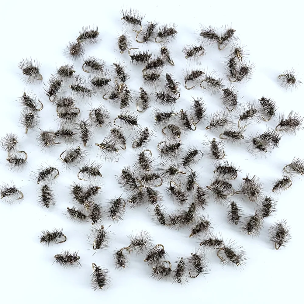 Moscas secas Griffith's Gnat Wifreo #10-14 con púas para trucha - imagen 5