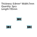 0.8x7mm 3pcs