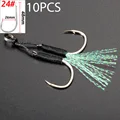10PCS Hooks 2 No.24