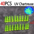 40pcs UV Chartreuse
