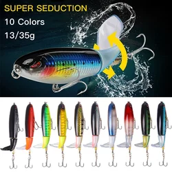 Señuelos De Pesca, Popper, Vinilos Pesca Spinning, Jigs De Pesca De Mar, Articulos De Pesca, Popper Señuelo De Pesca 13g/15g/35g Crankbaits Señuelos Cebo Artificial Para Pesca Cola Giratoria Topwater Wobblers Para