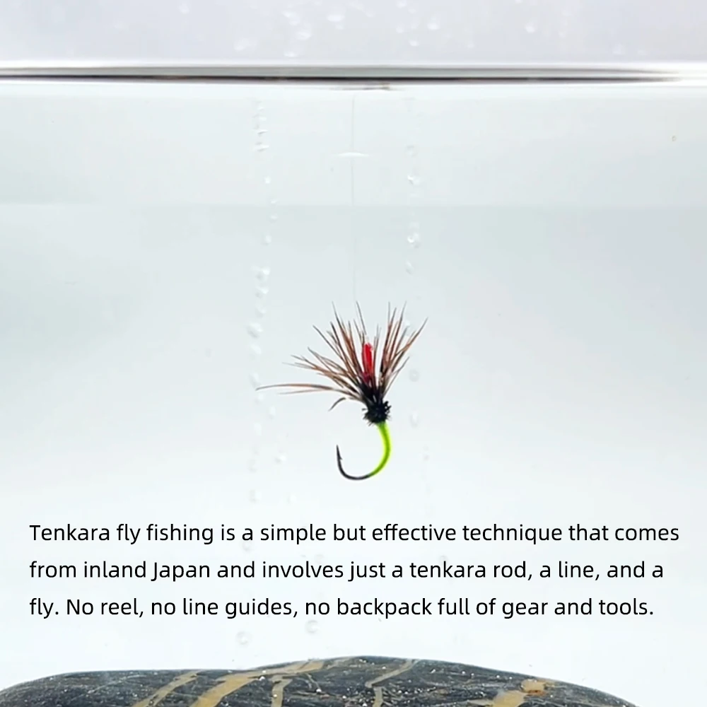 Wifreo 10 piezas # 12 anzuelos pesca con mosca Tenkara moscas Kebari trucha lubina Panfish señuelo arroyos de montaña pequeños ríos lagos cebo de pesca - imagen 3