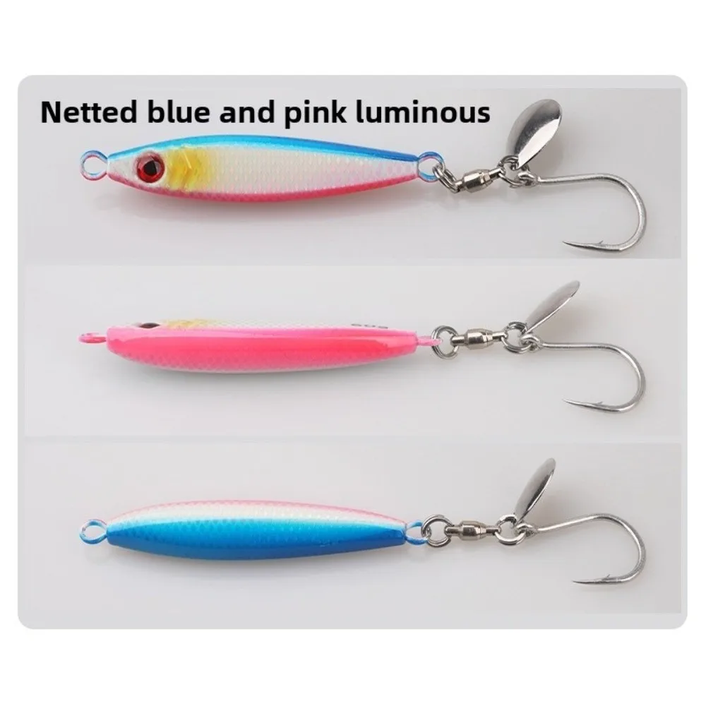 Señuelo Giratorio Metálico con Efecto Luminoso – Pesca en Barco