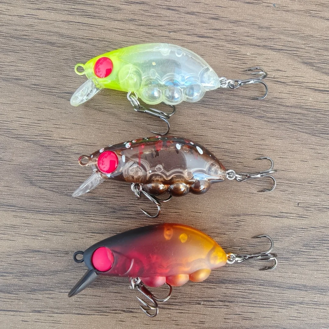 Swolfy 4 Uds 40mm 3,4g Mini Señuelos de Pesca de pececillo hundido Jerkbaits cebo Artificial Wobbler señuelo para pesca de carpa lubina y trucha