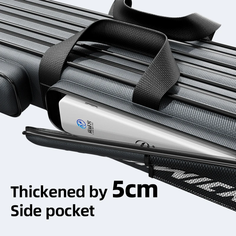 Bolsa para caña de pescar, 2/3 capas, 80-130CM, vientre recto, grande, almacenamiento de equipo de pesca, mochila, entrenamiento para deportes al aire libre, bolso para caña de mar - imagen 5