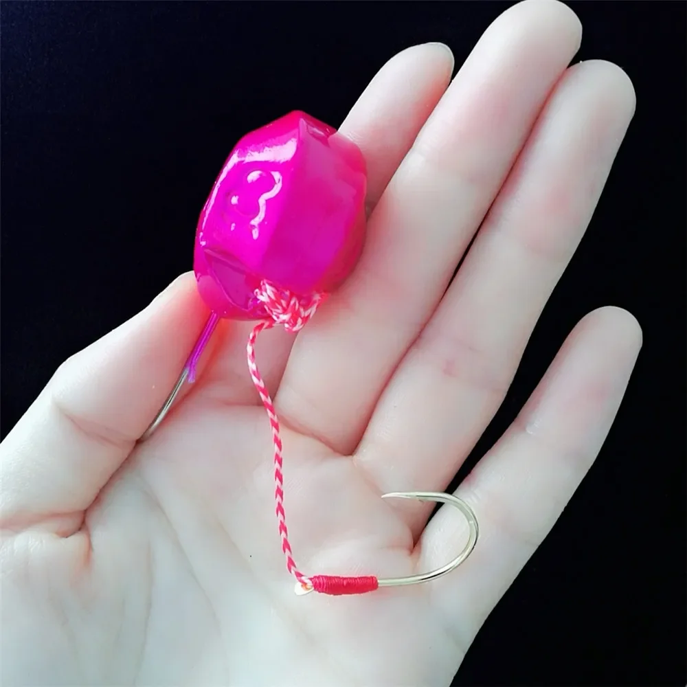 Swolfy-anzuelo de pesca con cabeza de anzuelo, anzuelo de gusano suave, manivela de Jigging, aparejos de pesca de Lucio, 80g, 100g - imagen 5