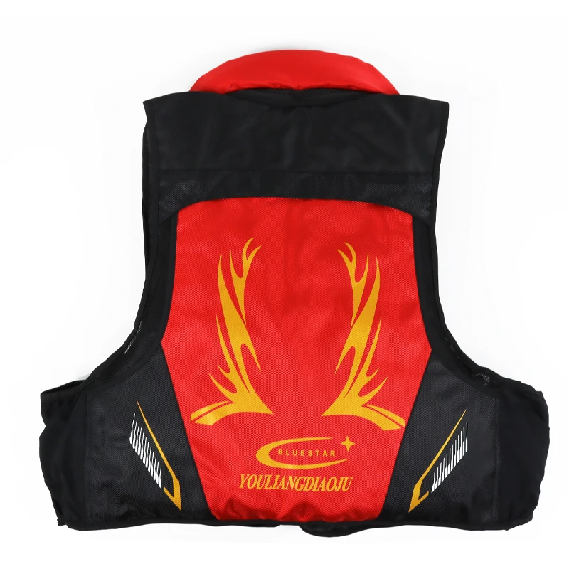 ZYZ-Chaqueta de pesca en roca para hombre J45, chaleco de flotabilidad multifunción, flotabilidad superior a 7,5 kg, ropa de pesca deportiva para deportes al aire libre - imagen 5