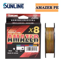 Línea Sunline Amiazer X8 Jigging PE 33-80 lb para pesca vertical