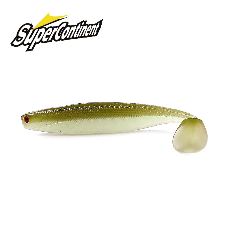 2022 supercontinente ShadTeez 5cm/7cm/10cm Pike Zander Predator pesca ojos 3d señuelo suave Señuelos de pesca