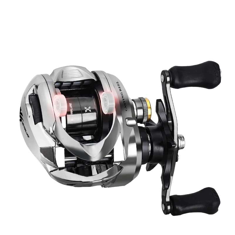 Histar X6 versión estándar y Micro 3 rodamientos de bolas 156g 7,2: 1 5kg potencia de arrastre AT7 carrete de aluminio carrete de pesca Baitcasting - imagen 4