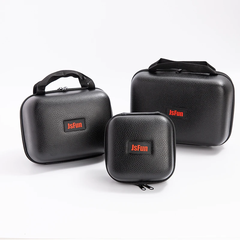 Fundas de cuero PU para carretes de pesca, funda protectora dura para carretes de pesca, caja de almacenamiento, bolsa impermeable para aparejos de pesca - imagen 4