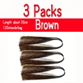 3 packs brown