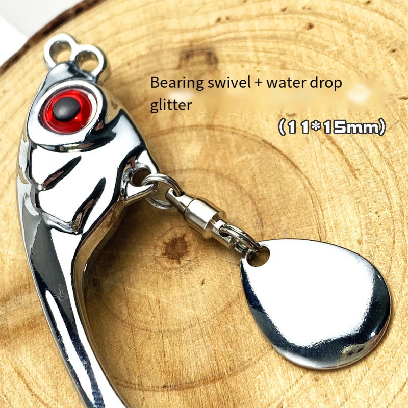 Señuelo giratorio de Metal con cola VIB, cebo largo fundido, cuchara para lubina, trucha, Lucio, agua dulce, agua salada, señuelo de pesca de invierno, 5g, 7g, 10g, 15g, 20g - imagen 4