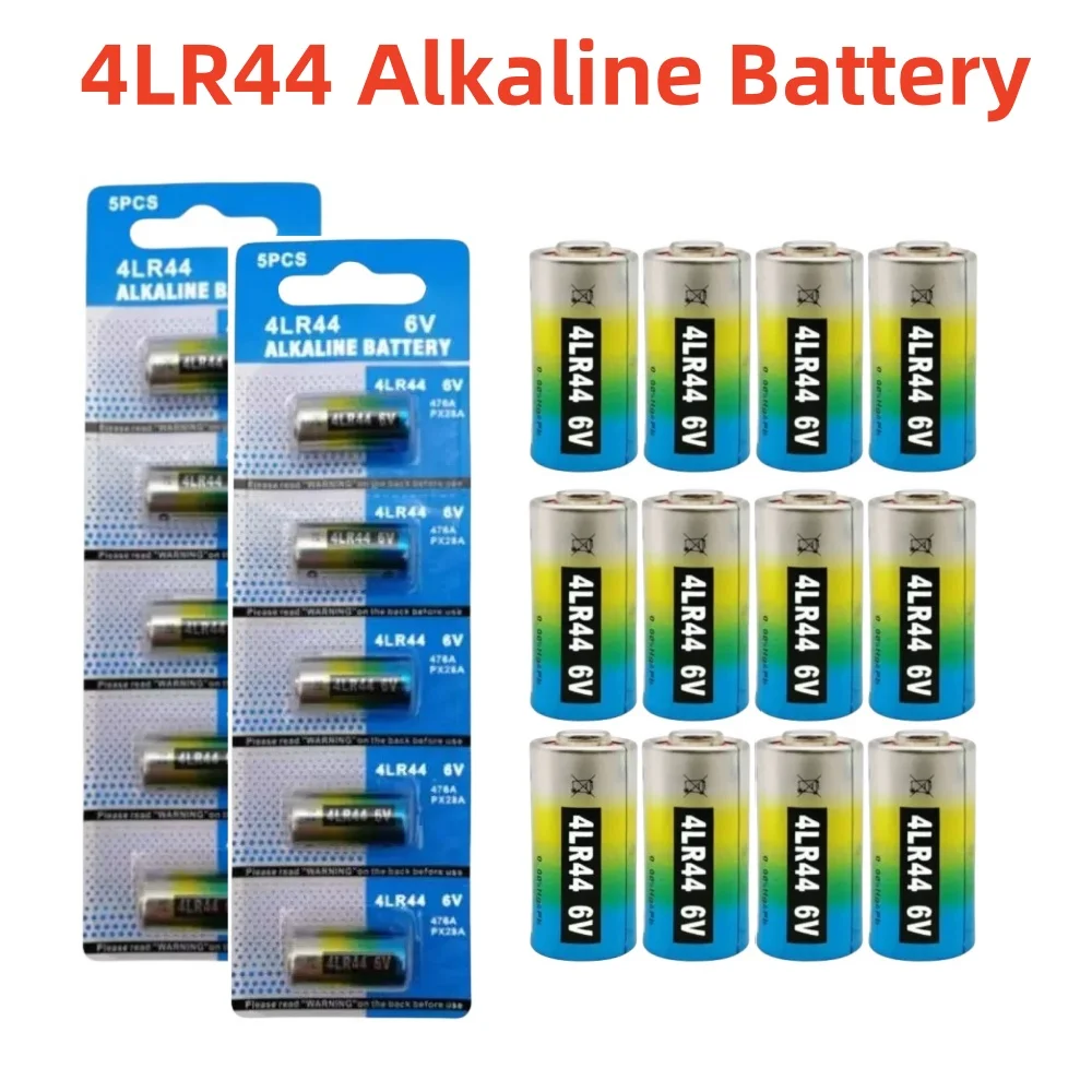 Batería alcalina 6V 4LR44 PX28A para alarmas de pesca