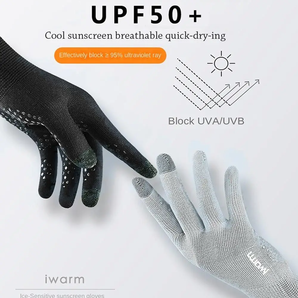 Guantes gruesos de felpa para otoño e invierno, manoplas con dedos completos para deportes al aire libre, guantes de lana tejidos para pantalla táctil, guantes deportivos para ciclismo - imagen 3