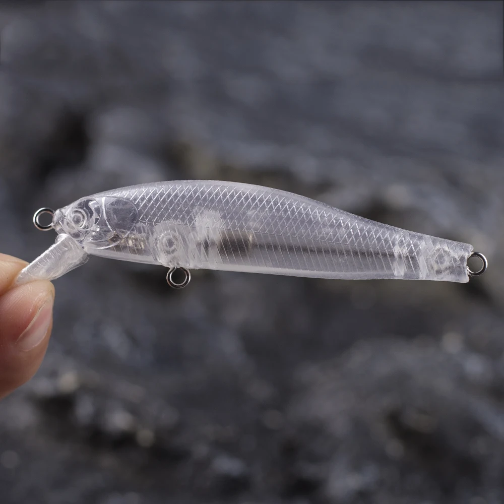 Dr.Holife Señuelos Minnow flotantes sin pintar – Cebo artificial - imagen 4