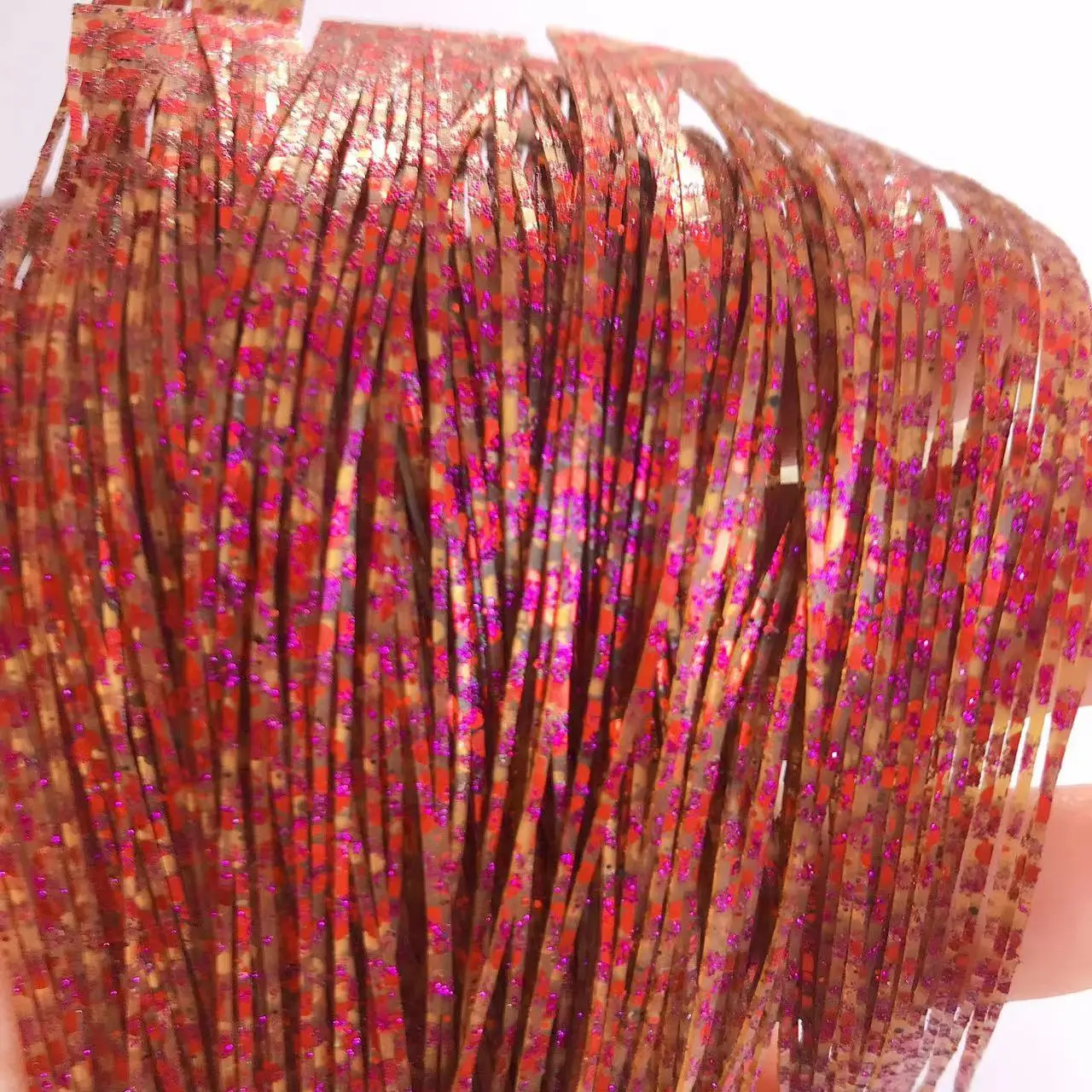 Capas de falda de silicona para señuelo de pesca, Material de falda de silicona para artesanía de aparejos, Spinner DIY, Jigs de goma, Buzzbait 8850-038 - imagen 4