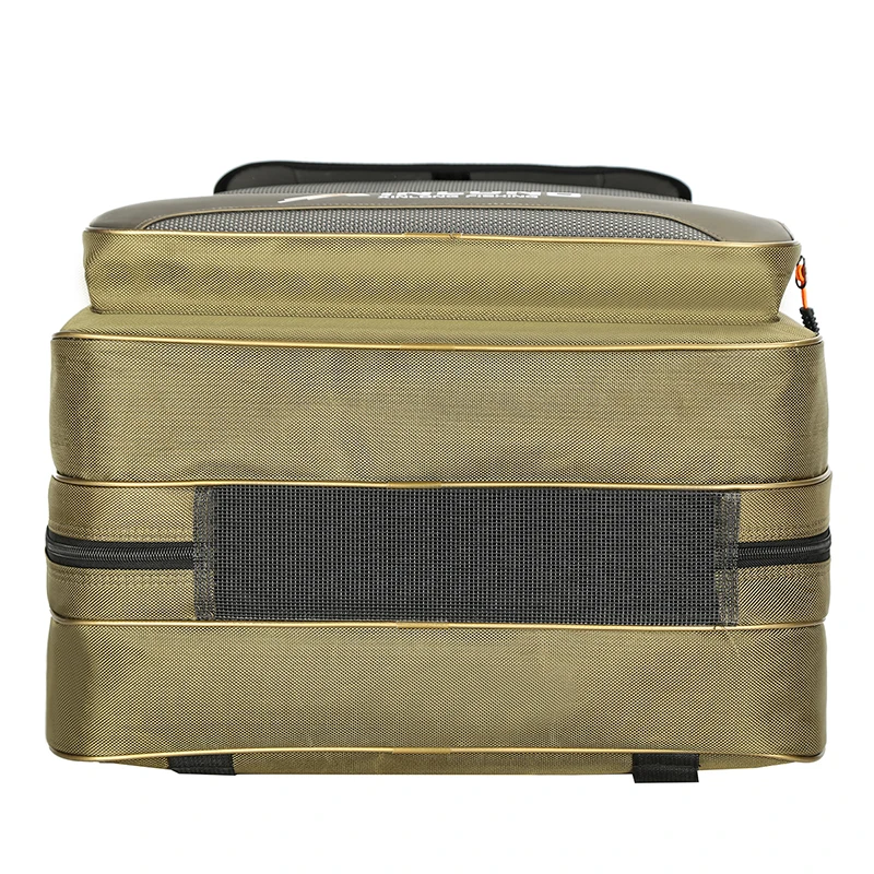 Mochila de pesca con señuelo, 2/3 capas, para viajes al aire libre, deportes, bolsa de protección para peces, silla de pesca, caja flotante de red, bolso de almacenamiento - imagen 4