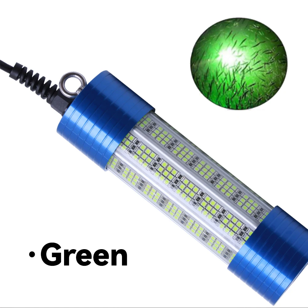 1 unidad de luz de pesca submarina verde de 150W y 12V, luz buscador de peces, luz de pesca nocturna de agua dulce y salada - imagen 5