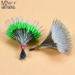 MNFT Flotadores Silicona Tipo Frijol – Antihebra para Línea de Pesca