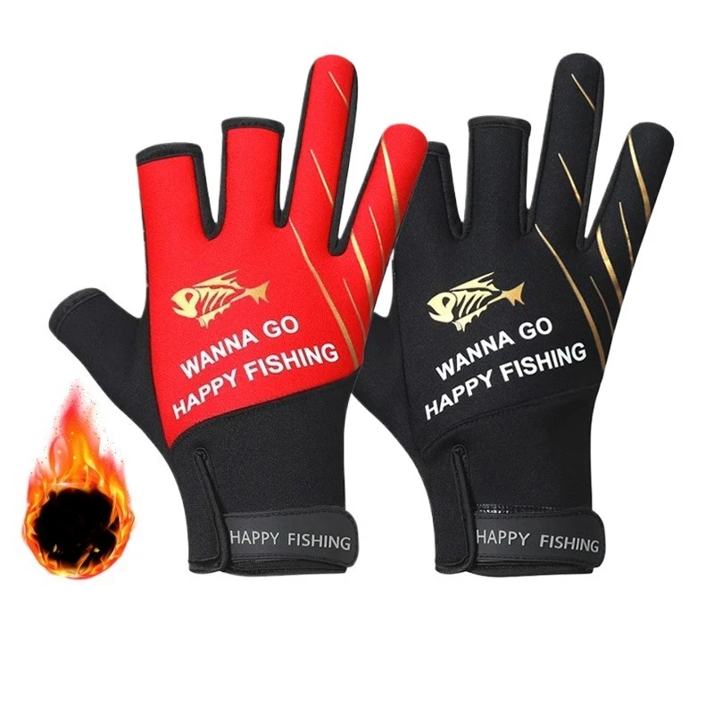 Guantes de pesca anticorte de tres dedos – Invierno - imagen 3