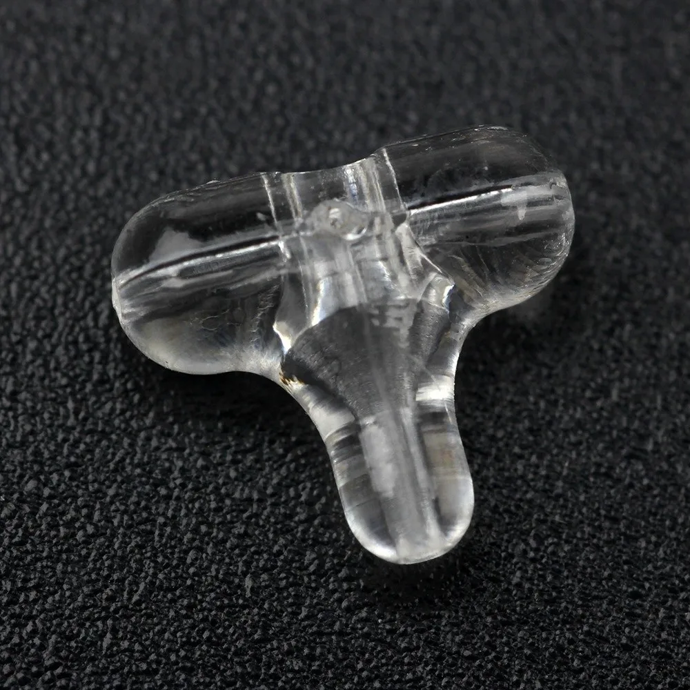 30 Uds. Aparejo de cuentas de pesca transparentes, doble agujero cruzado, aparejo Sabiki, cuentas cruzadas ovaladas, pesca en agua salada - imagen 4