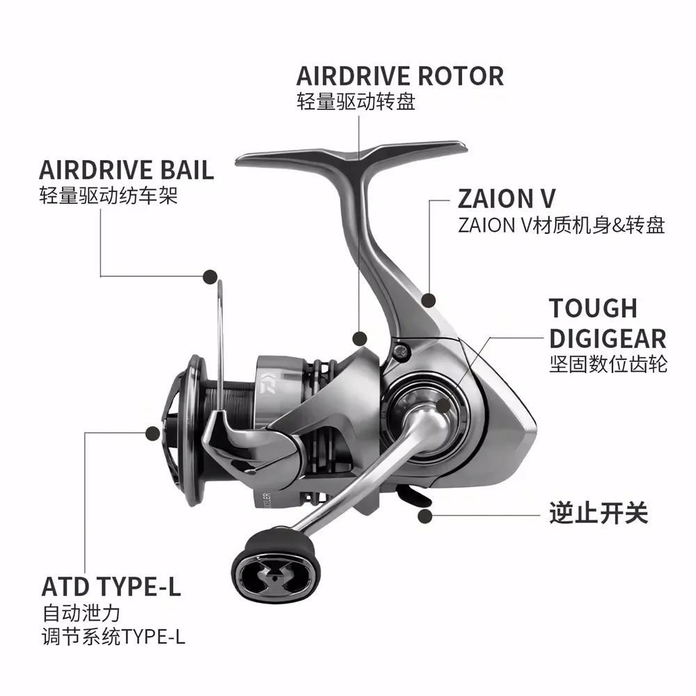 Carrete Daiwa Exceler LT – Spinning con arrastre 12kg - imagen 3