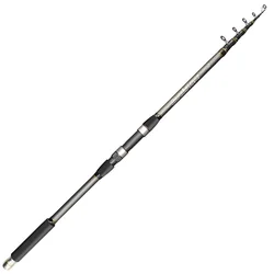 Caña de pescar fibra carbono ZZ92B potente rápida XH sin carrete