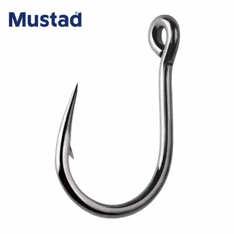 Mustad-anzuelo de Pesca Original, 10827 anzuelos fuertes, cebo vivo, tabla de hierro con púas, Pesca - imagen 2