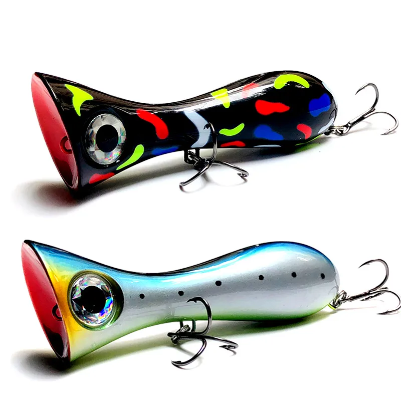 Popper Greenspider 105mm – Señuelo de Superficie con Anzuelo VMC - imagen 5