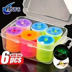 Hilos UV Fluorescentes ANFS para Atar Moscas