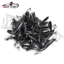 Walk Fish Vinilo Cola en T – Swimbait de silicona para pesca deportiva