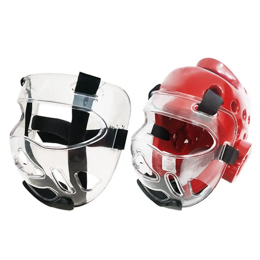 Máscara de Taekwondo, casco Protector para adultos y niños, casco rápido Airsoft, cubierta para la cabeza, protector facial para patinar, esquís, artes marciales, protector facial de Karate - imagen 5
