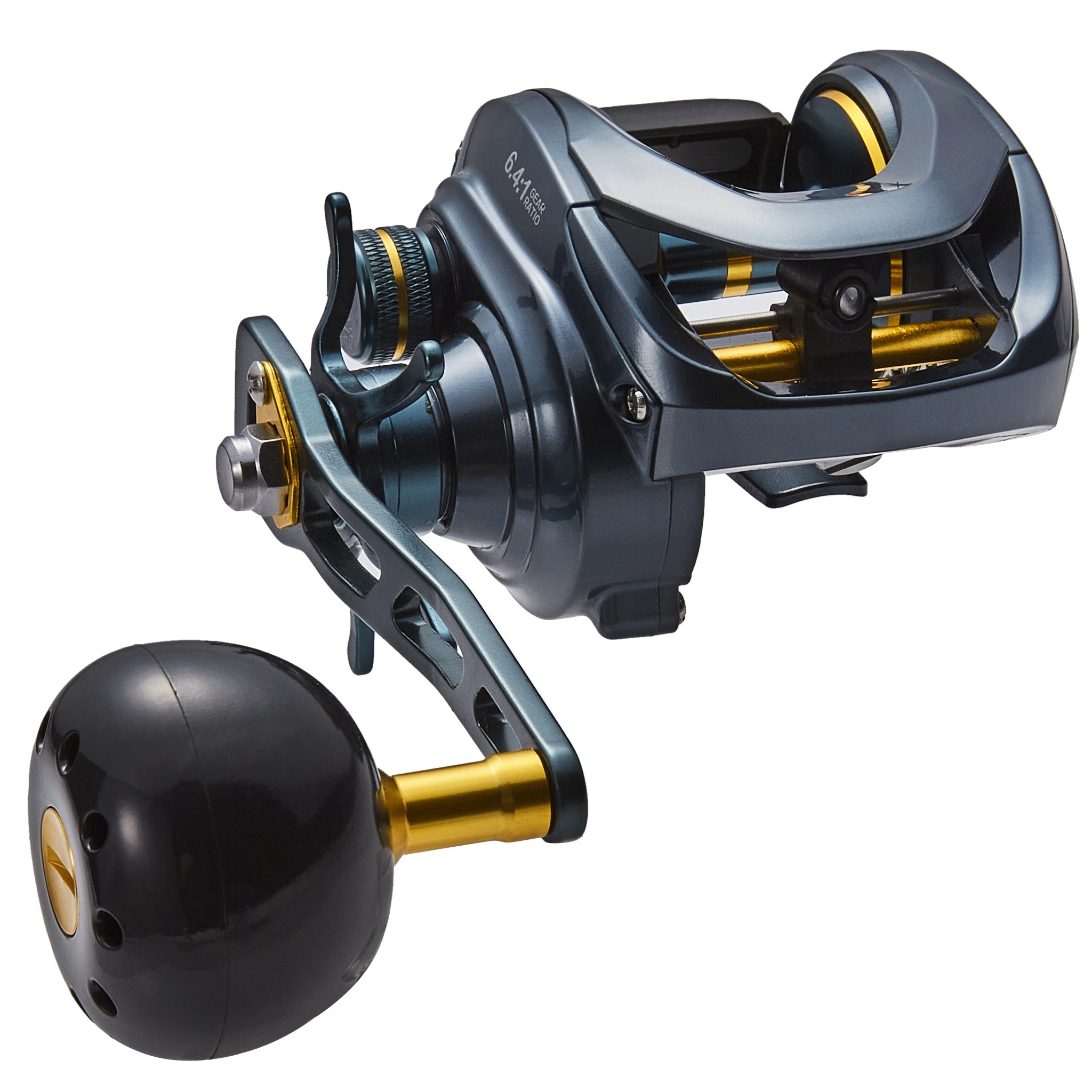 Carrete baitcaster de carbono para jigging