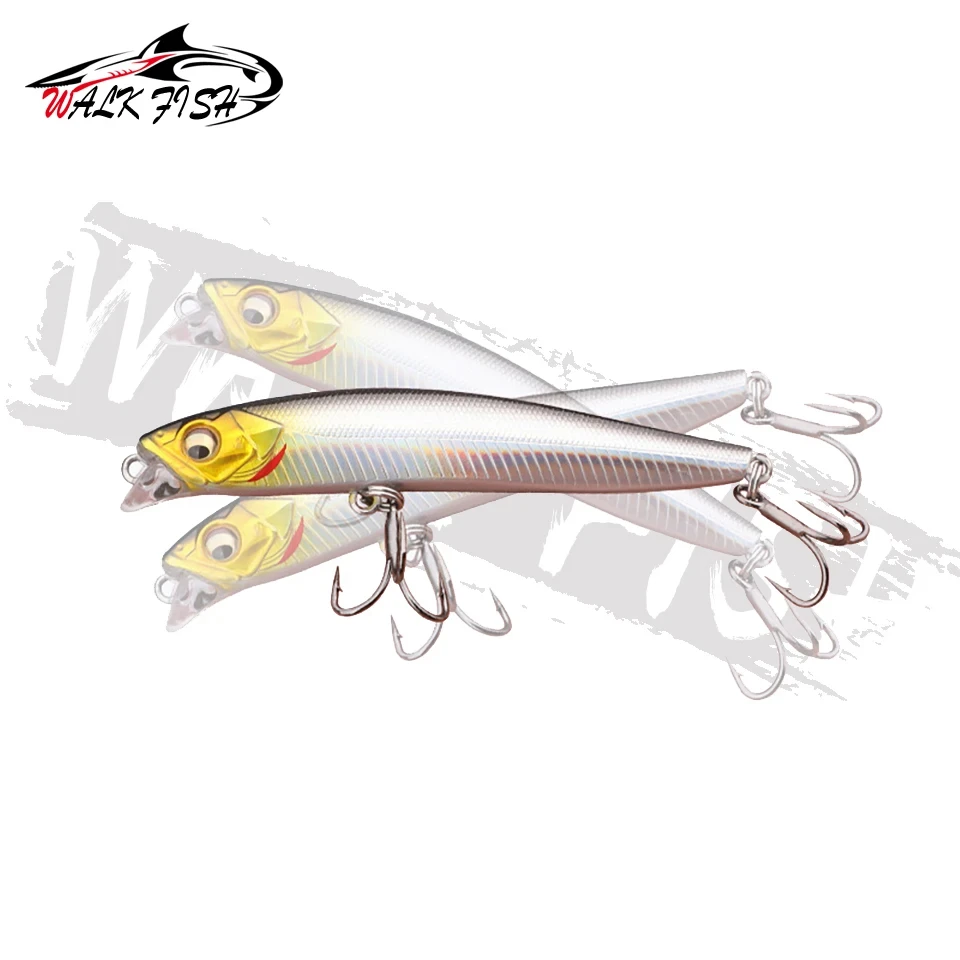 WALK FISH-Señuelos de Pesca de 1 piezas, cebos artificiales de plástico con gancho para lubina, Lucio, carpa, Swimbait, 10g, 15g - imagen 3