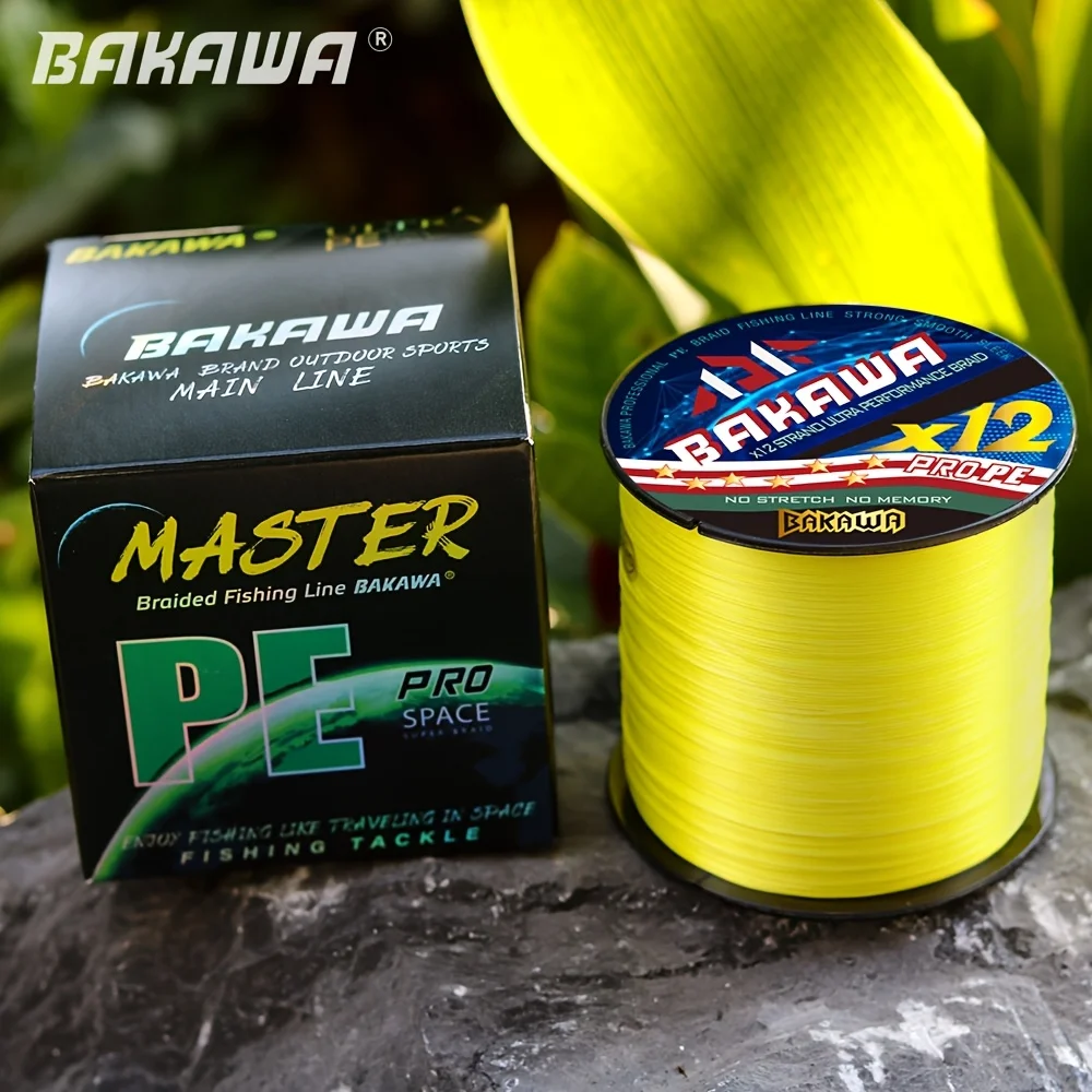 BAKAWA-sedal de pesca trenzado de 12 hebras, 300M, multifilamento japonés, productos, equipo de pesca de carpa, accesorios de pesca - imagen 2