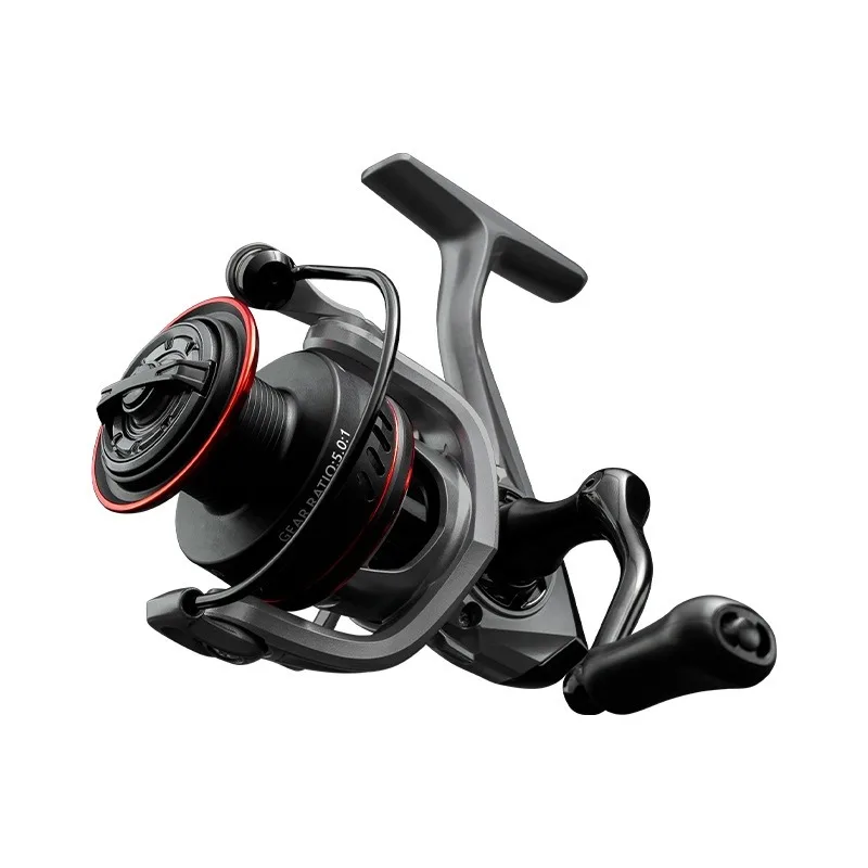 Rueda giratoria sin costuras Luya, rueda de pescado con copa de alambre totalmente metálico, rueda de poste de mar de lanzamiento de largo alcance, rueda de sedal de pesca - imagen 5