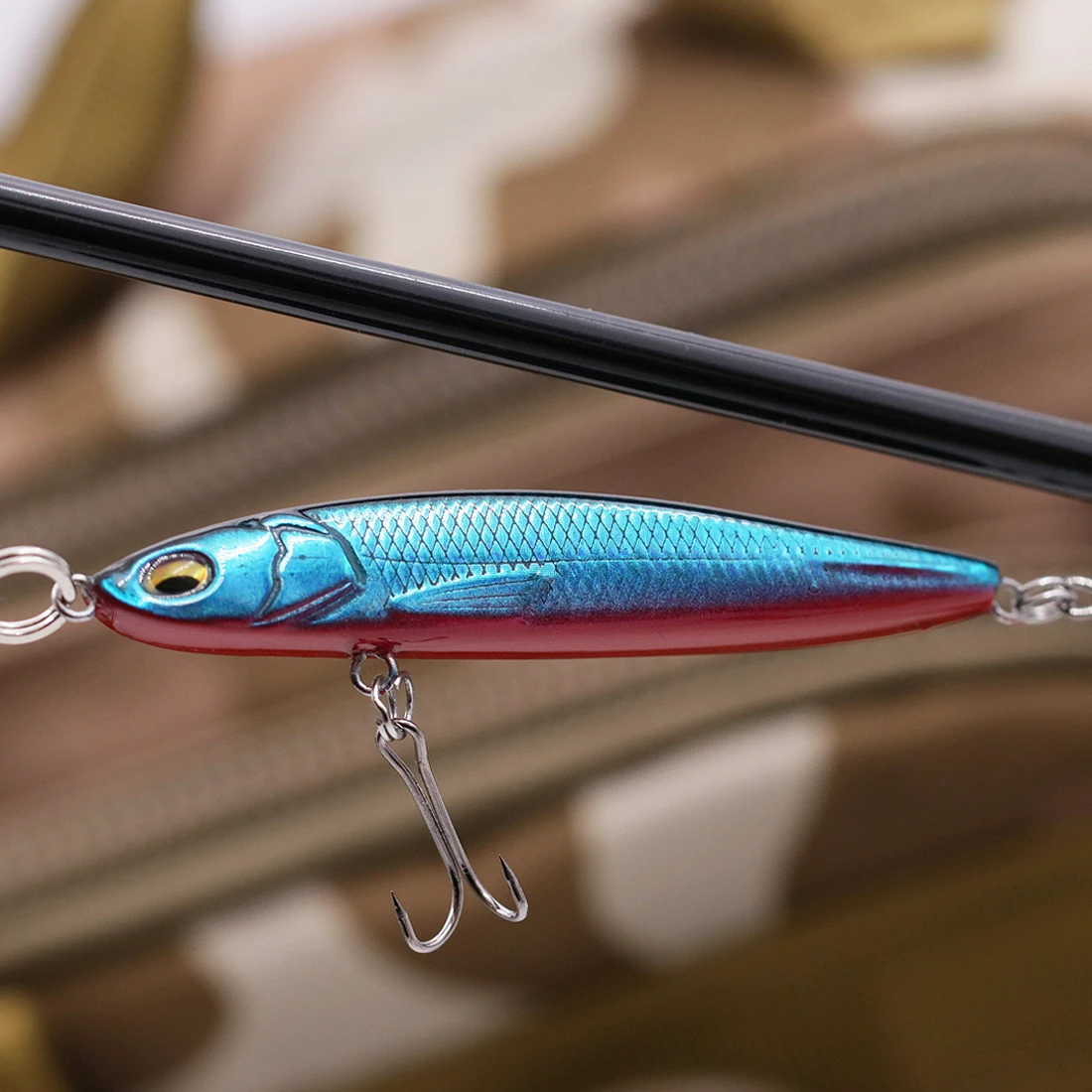 FishTrip-anzuelo de pesca doble, 50-200 Uds., anzuelos de rana, atado de moscas, anzuelos de pesca con púas afiladas, acero rico en carbono, agua dulce y salada - imagen 5