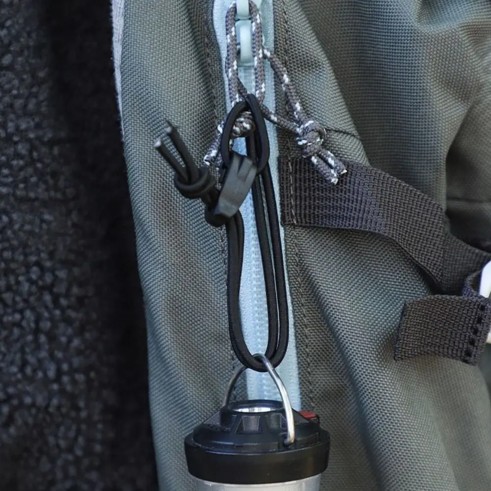 Hebilla Cuerda Elástica para Pesca – Clip Lanyard Negro - imagen 5