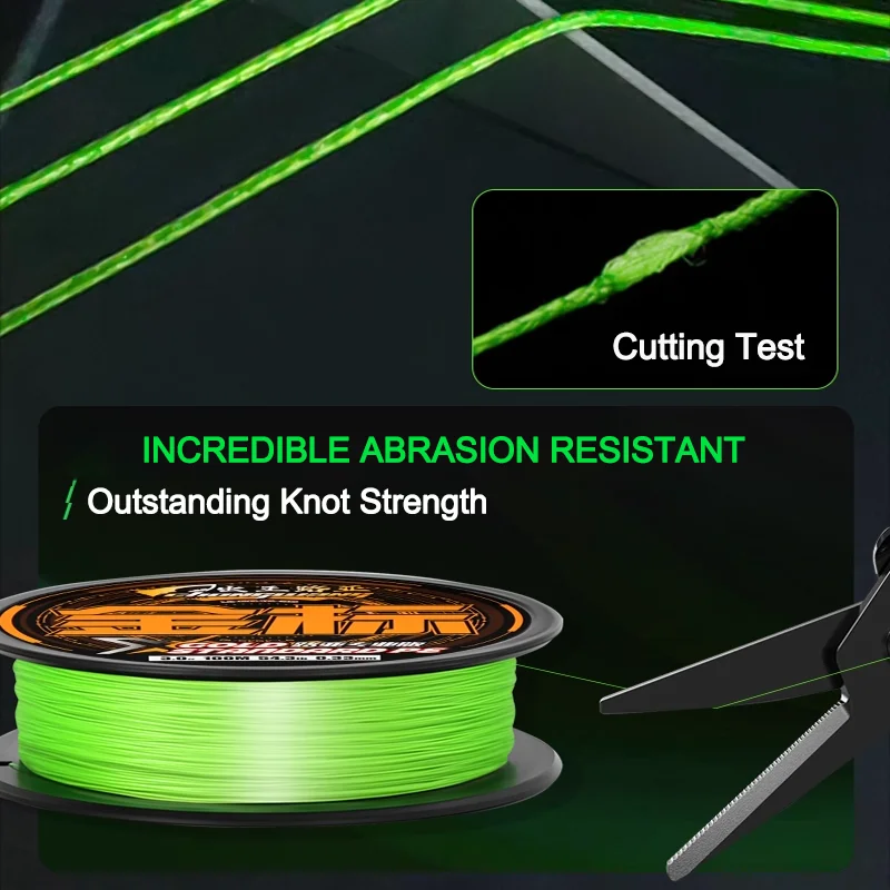 VIKINGAR-sedal de pesca trenzado de 8 hebras, Micro 300, 500M, multifilamento Ultra suave, línea de PE, tejido japonés de alta resistencia, nuevo pesca - imagen 5