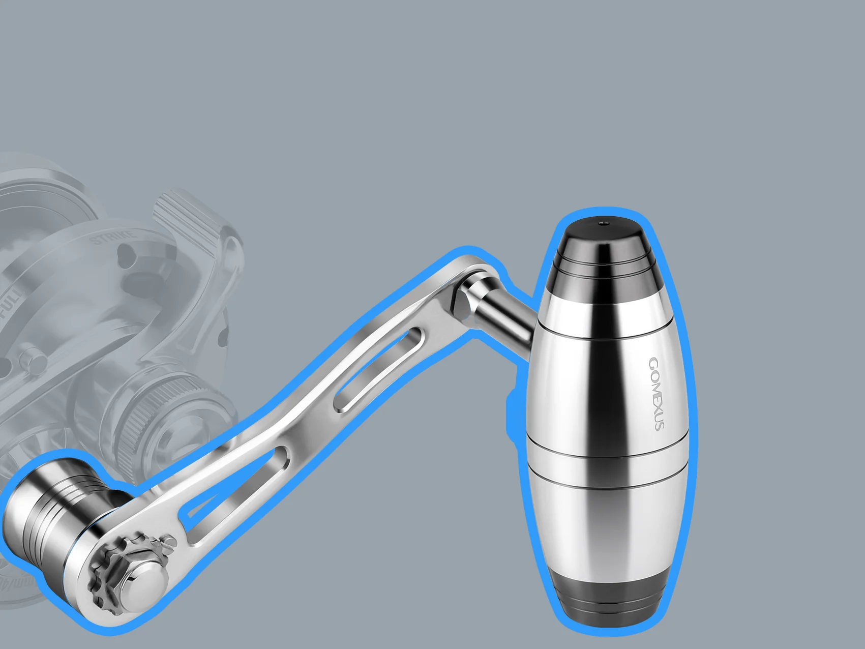 Carrete de Jigging de paso lento GOMEXUS LS20 CNC carrete convencional de arrastre de palanca de cuerpo de aluminio de grado para todos los aviones - imagen 5