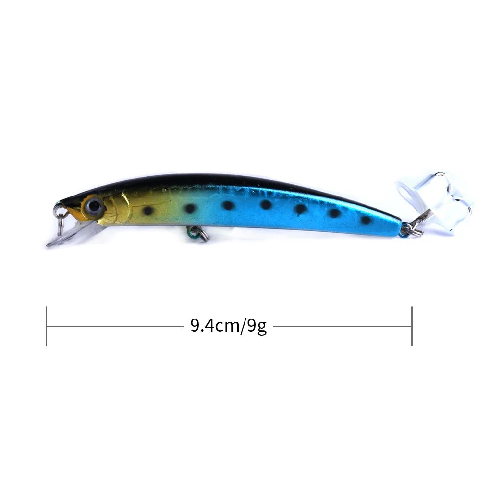 Jerkbaits de pesca profunda con anzuelos triples para lubina y lucio - imagen 3