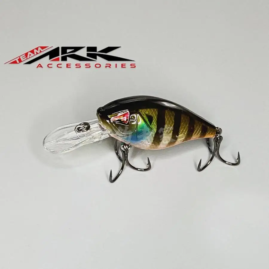 ARK CM36 Mini poco profundo y gordo Musta KVD personalizado Hookluya cebo falso pez fundido lejano perca - imagen 5
