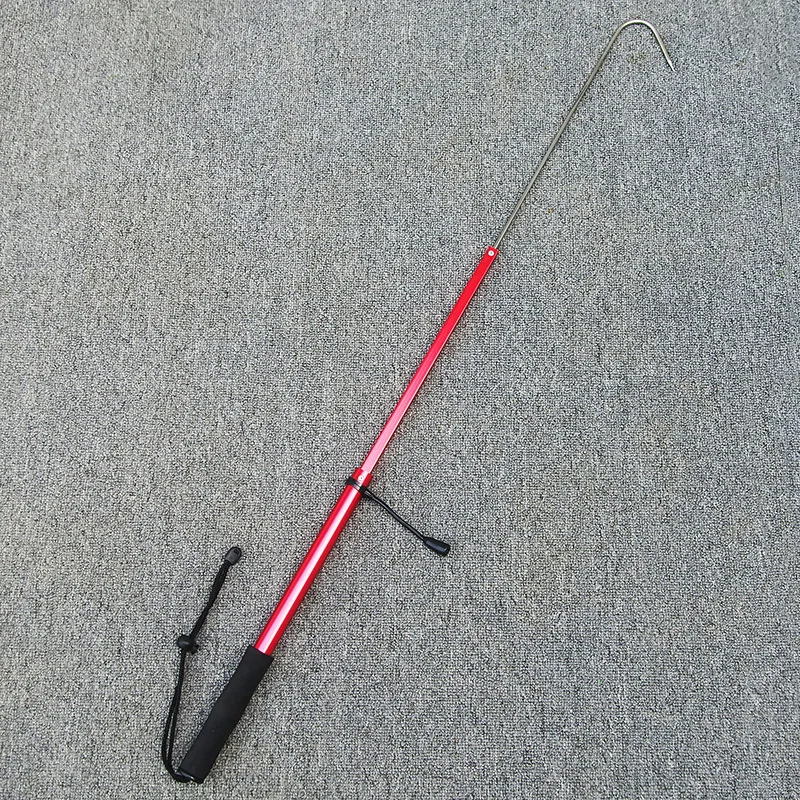 Nueva lanza telescópica retráctil para pesca en el mar, anzuelo profesional de acero inoxidable para pesca en hielo, aparejos de pesca de 60/95/120cm - imagen 3